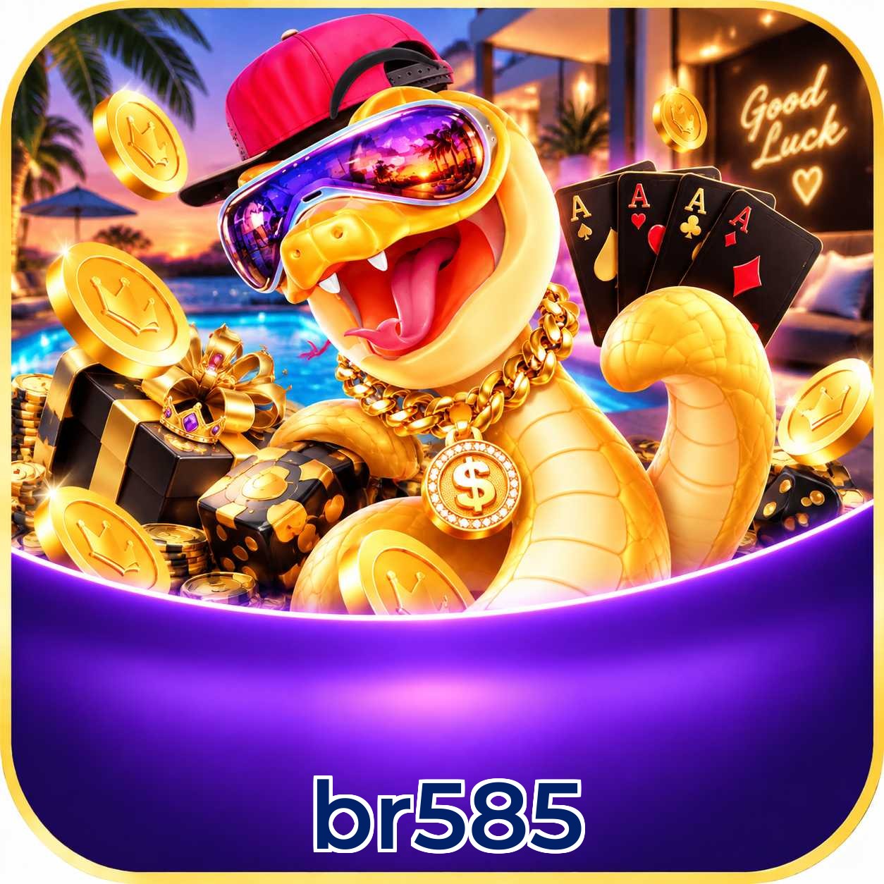 Interface de jogos na br585 incluindo Plushie Frenzy